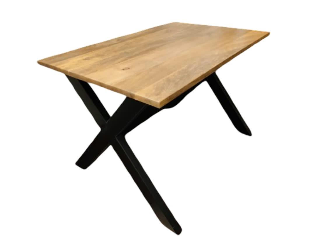 Mango Wood Side Table, full piece